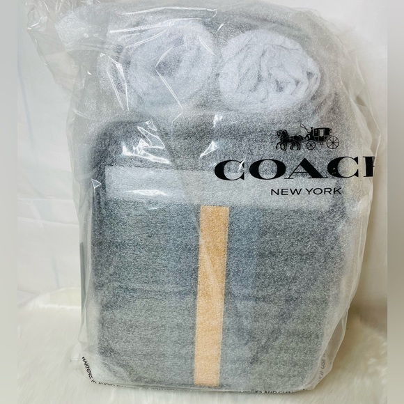 NWT Coach Hudson Crossbody 21 with Varsity Stripe Messenger bag - Picture 9 of 9